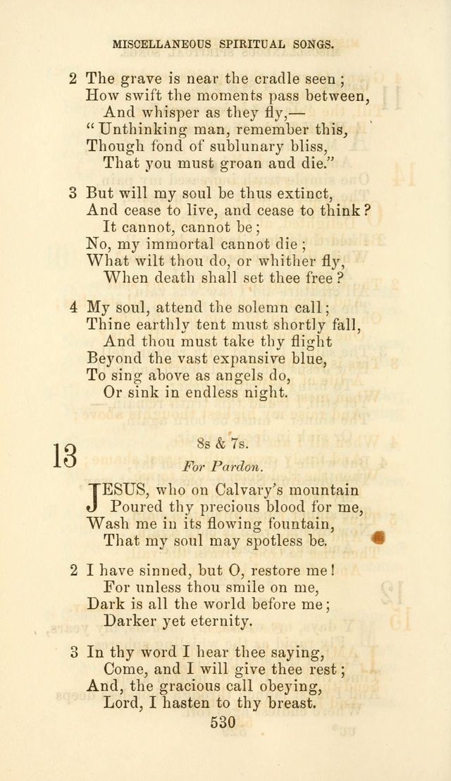 Hymn Book of the Methodist Protestant Church page 537