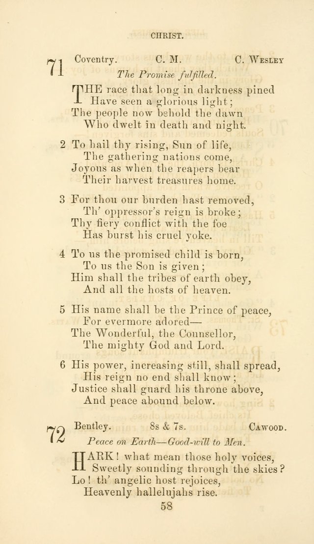 Hymn Book of the Methodist Protestant Church page 65