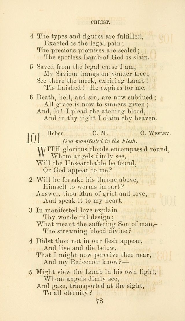 Hymn Book of the Methodist Protestant Church page 85