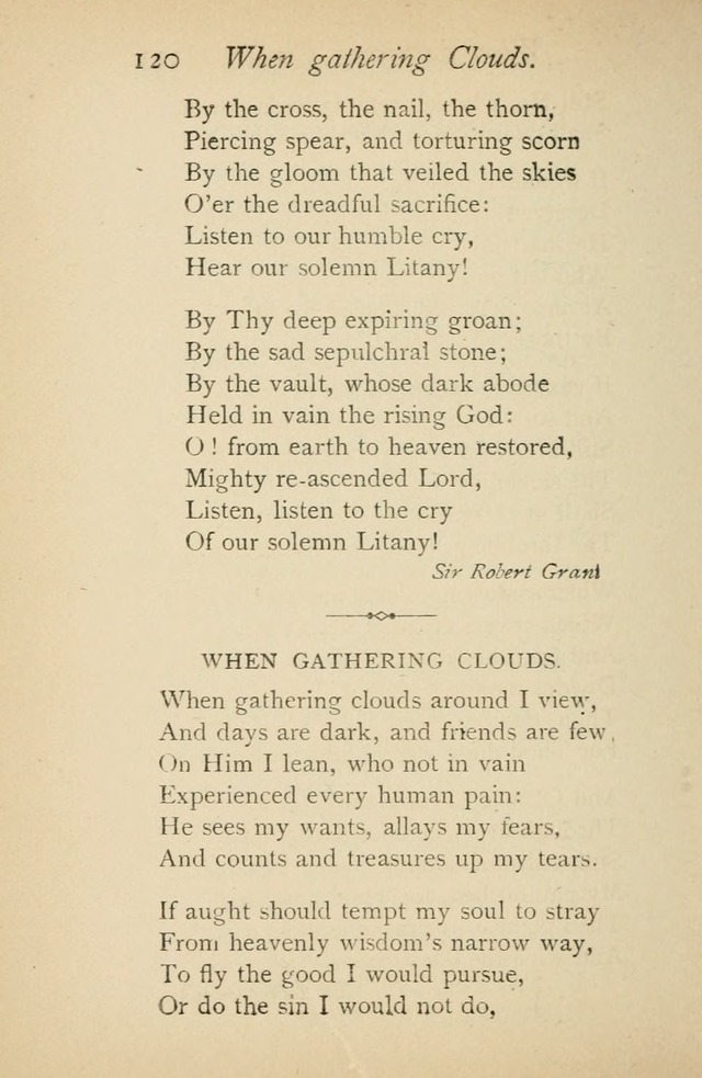 A Handy Book of Old and Familiar Hymns page 120