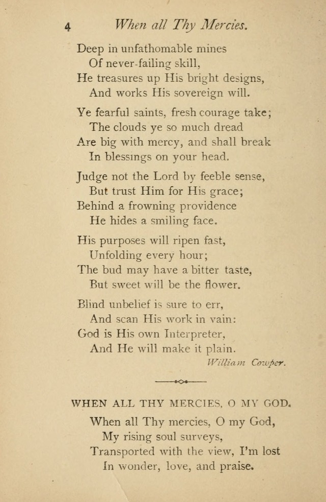 A Handy Book of Old and Familiar Hymns page 4