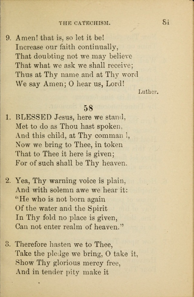 Hymn Book: for the use of Evangelical Lutheran schools and congregations page 85