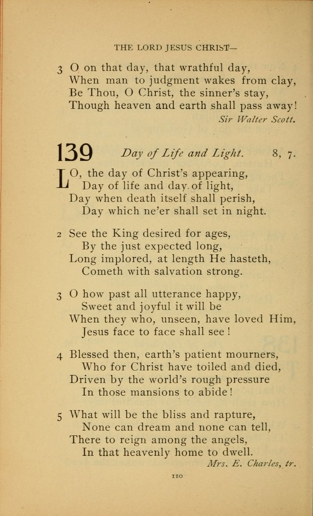 Hymn Book of the United Evangelical Church page 110