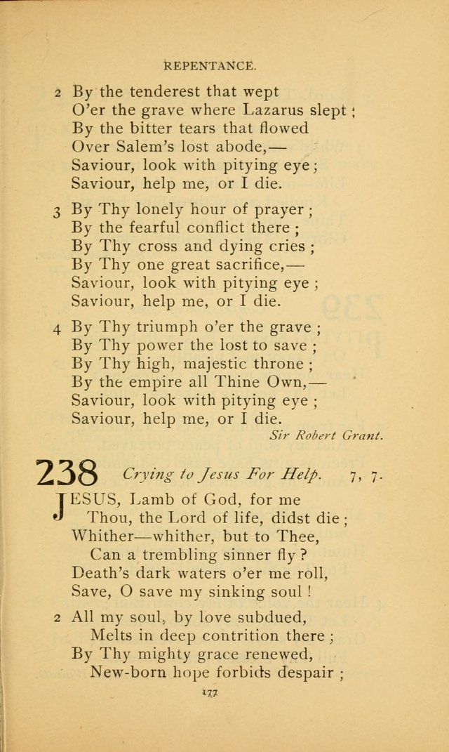 Hymn Book of the United Evangelical Church page 177