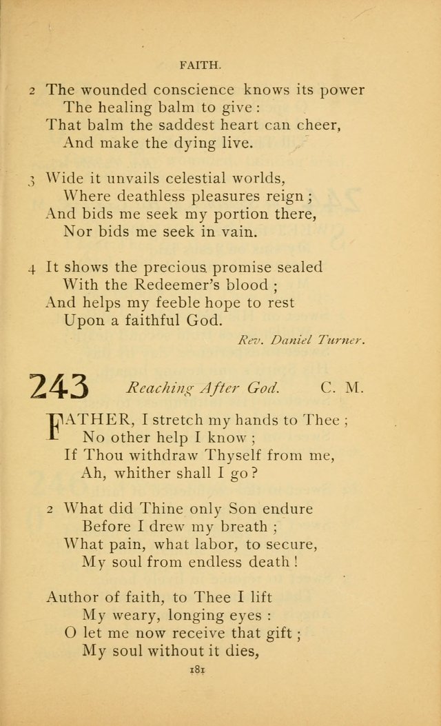 Hymn Book of the United Evangelical Church page 181