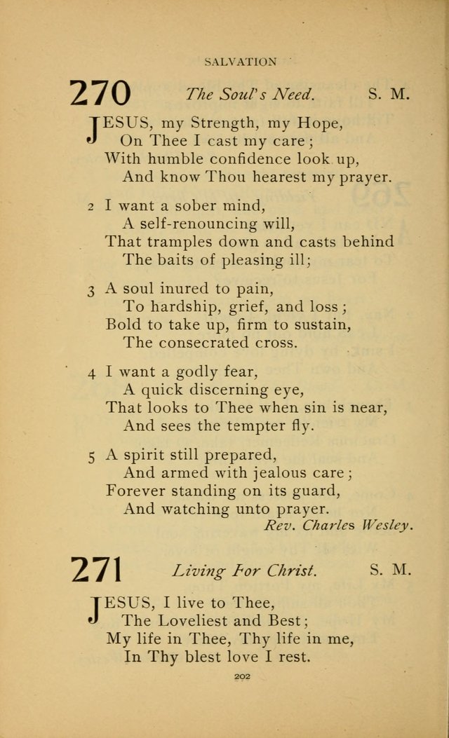 Hymn Book of the United Evangelical Church page 202