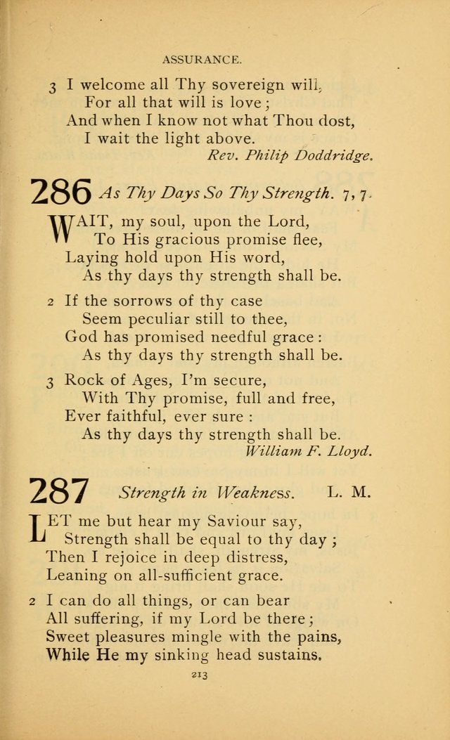 Hymn Book of the United Evangelical Church page 213