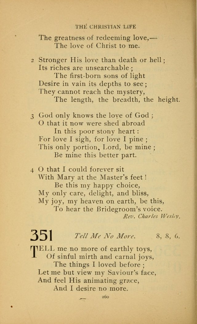 Hymn Book of the United Evangelical Church page 260