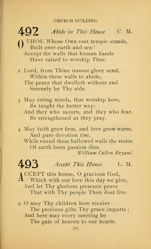 Hymn Book of the United Evangelical Church page 365