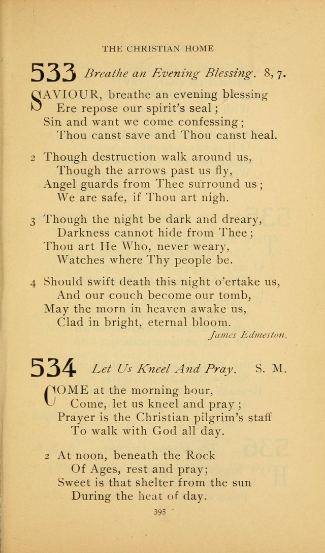 Hymn Book of the United Evangelical Church page 395