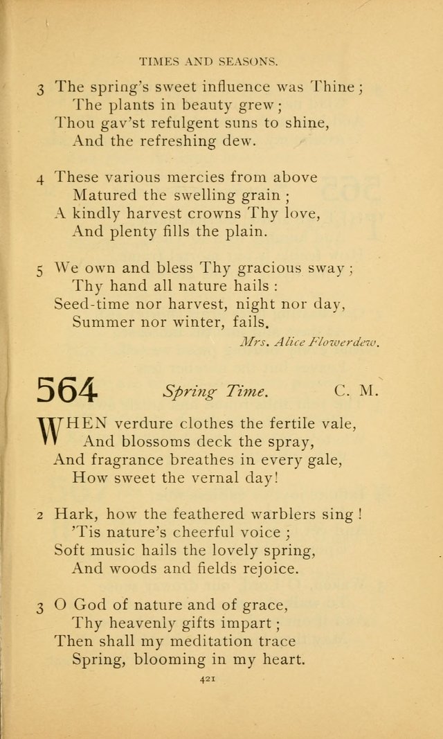 Hymn Book of the United Evangelical Church page 421