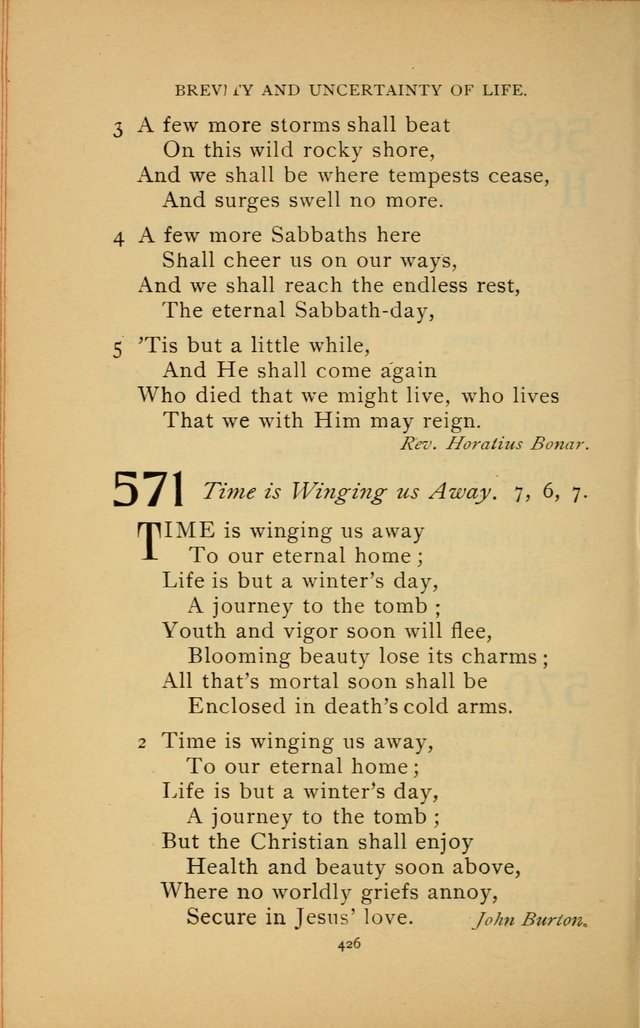 Hymn Book of the United Evangelical Church page 426