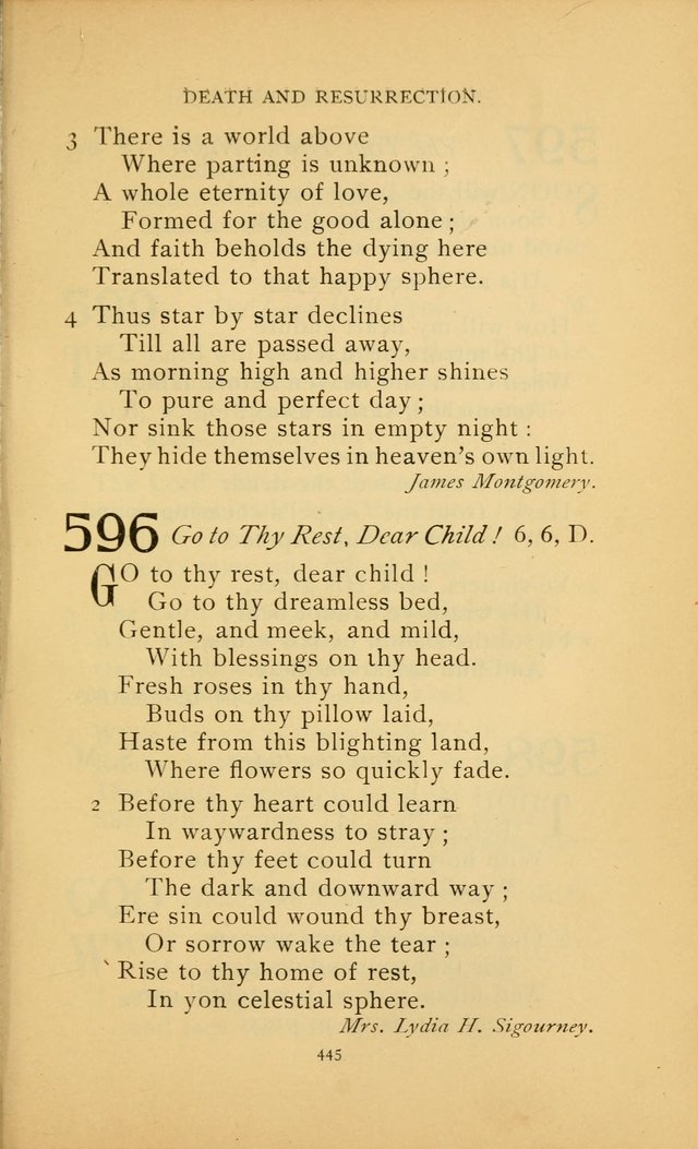 Hymn Book of the United Evangelical Church page 445