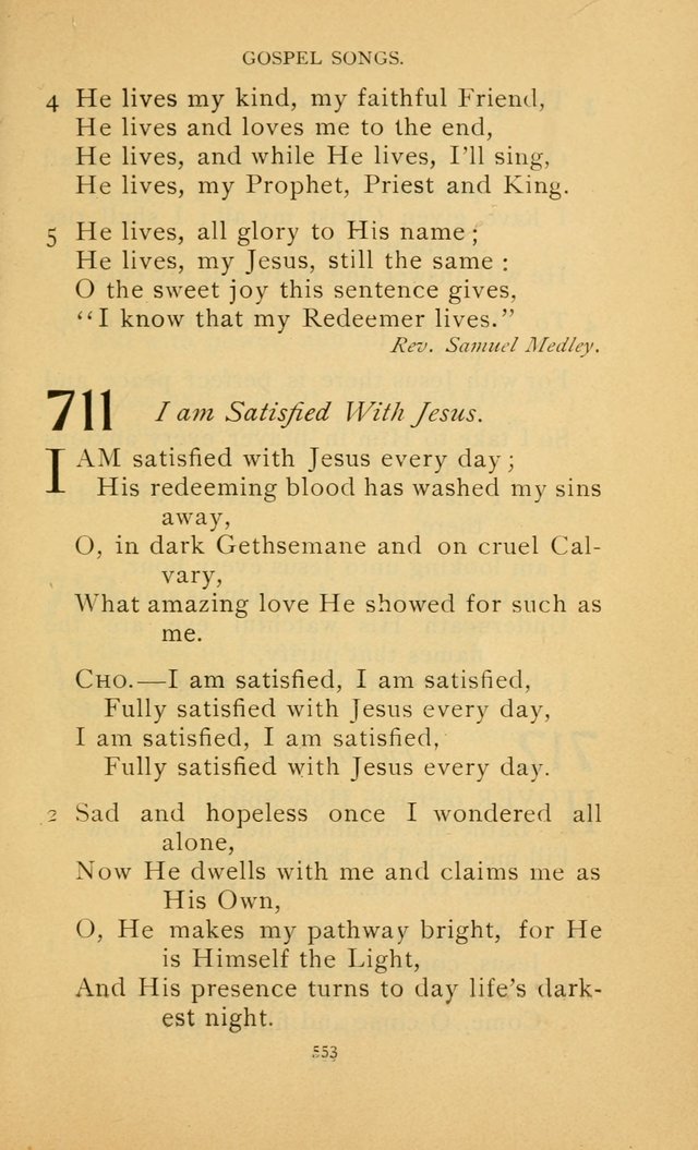 Hymn Book of the United Evangelical Church page 553