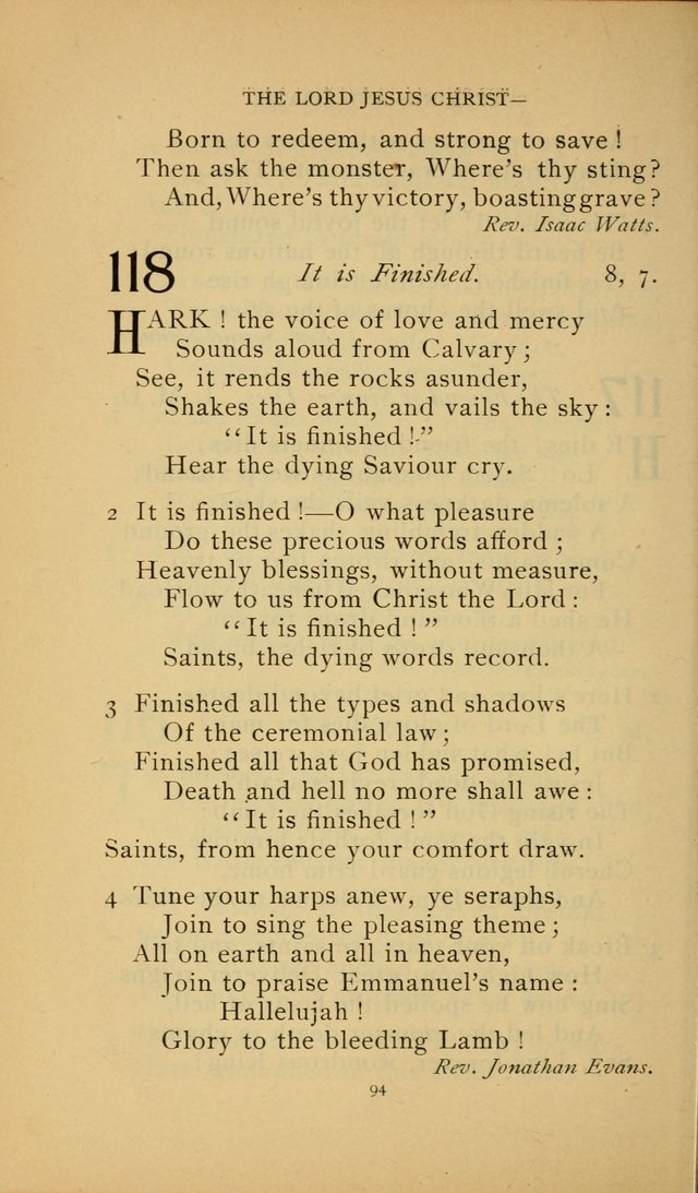 Hymn Book of the United Evangelical Church page 94