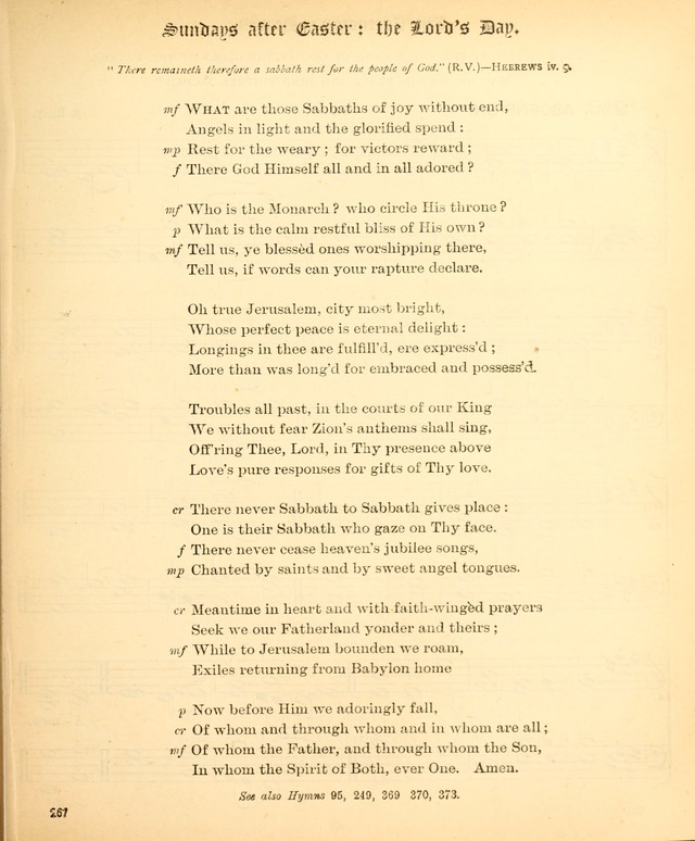 The Hymnal Companion to the Book of Common Prayer with accompanying tunes (3rd ed., rev. and enl.) page 267