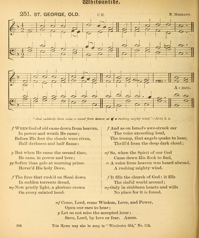 The Hymnal Companion to the Book of Common Prayer with accompanying tunes (3rd ed., rev. and enl.) page 306