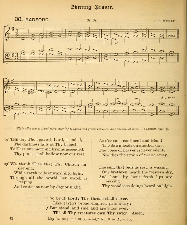 The Hymnal Companion to the Book of Common Prayer with accompanying tunes (3rd ed., rev. and enl.) page 42
