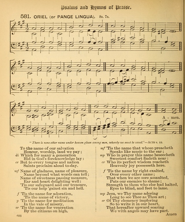 The Hymnal Companion to the Book of Common Prayer with accompanying tunes (3rd ed., rev. and enl.) page 688