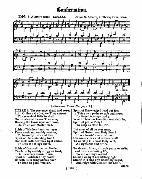 Hymns for the Children of the Church: with accompanying tunes page 168
