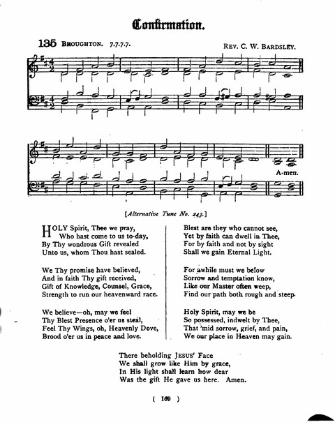 Hymns for the Children of the Church: with accompanying tunes page 169
