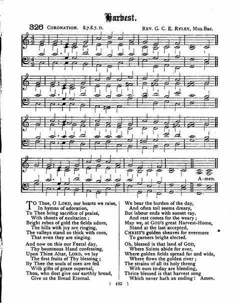 Hymns for the Children of the Church: with accompanying tunes page 405