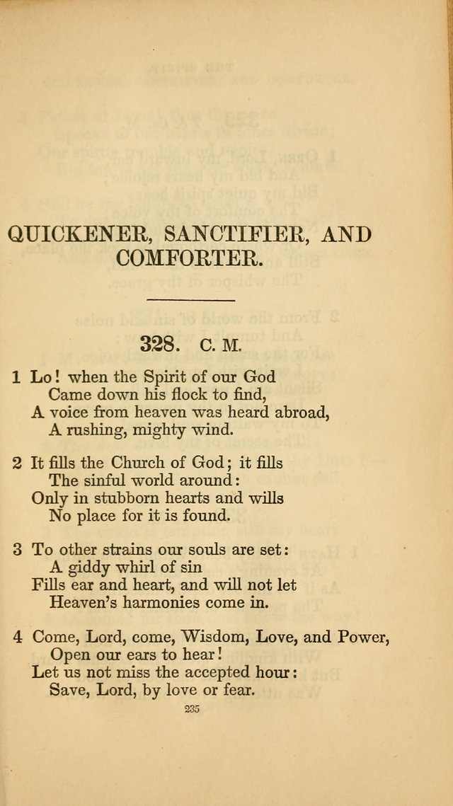 Hymns for the Church of Christ. (6th thousand) page 235