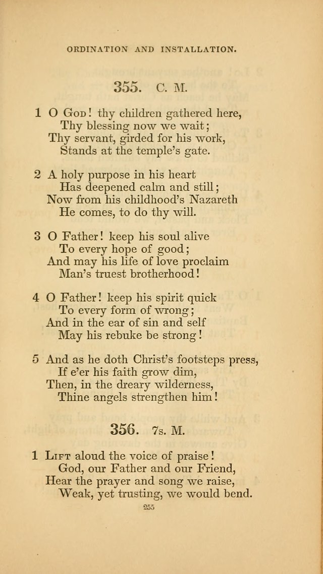 Hymns for the Church of Christ. (6th thousand) page 255