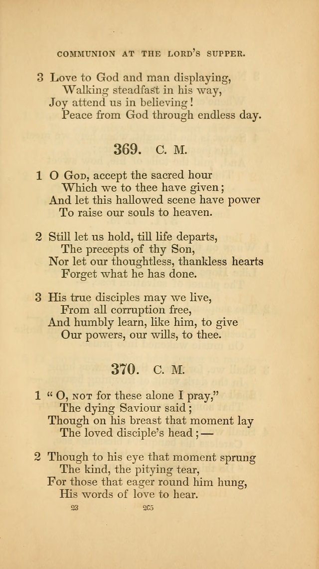 Hymns for the Church of Christ. (6th thousand) page 265