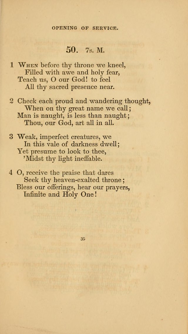 Hymns for the Church of Christ. (6th thousand) page 35