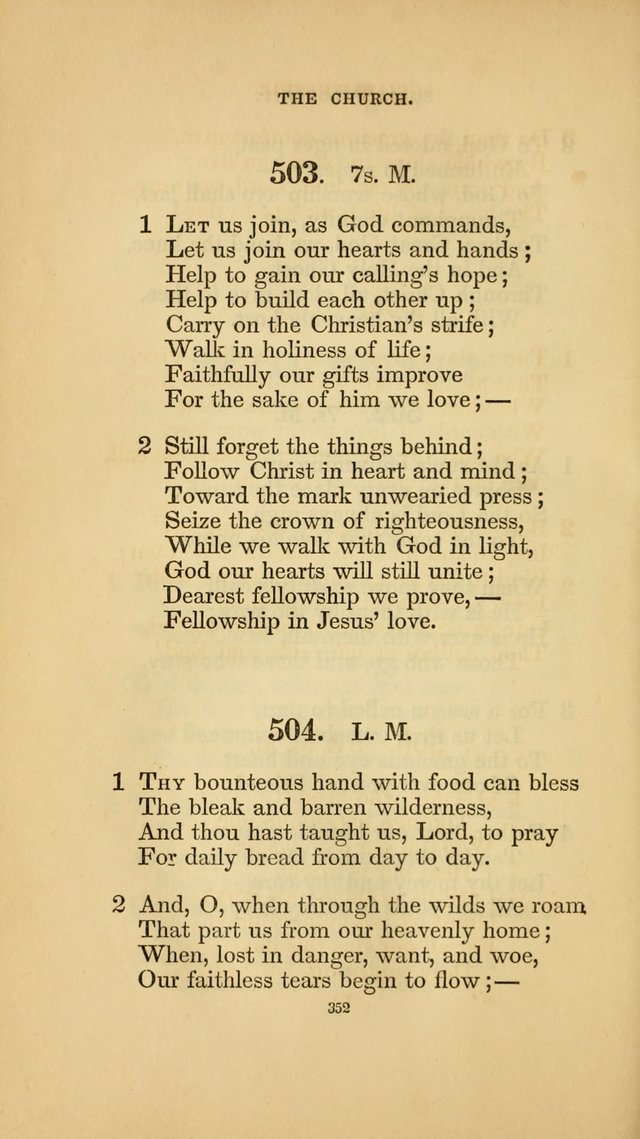 Hymns for the Church of Christ. (6th thousand) page 352
