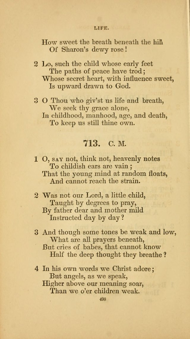 Hymns for the Church of Christ. (6th thousand) page 498