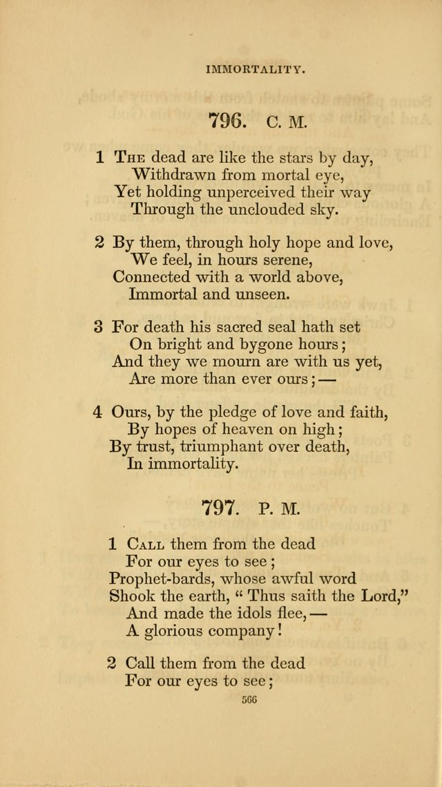 Hymns for the Church of Christ. (6th thousand) page 566