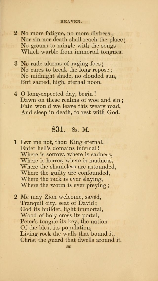 Hymns for the Church of Christ. (6th thousand) page 591