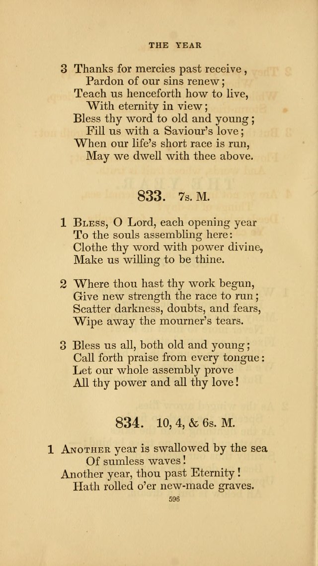 Hymns for the Church of Christ. (6th thousand) page 596