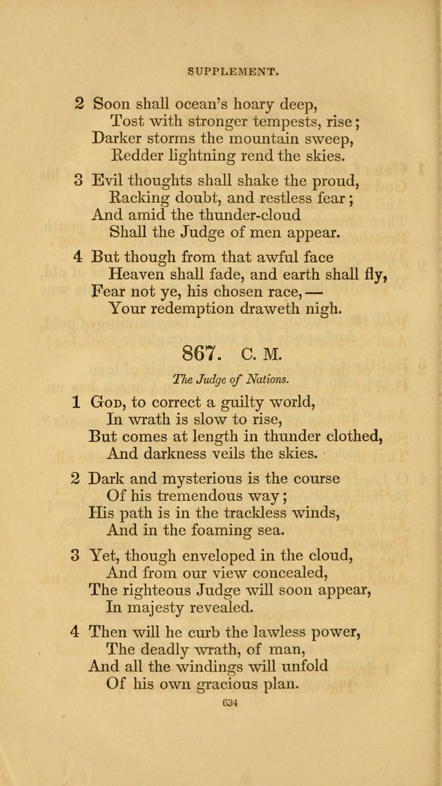 Hymns for the Church of Christ. (6th thousand) page 634