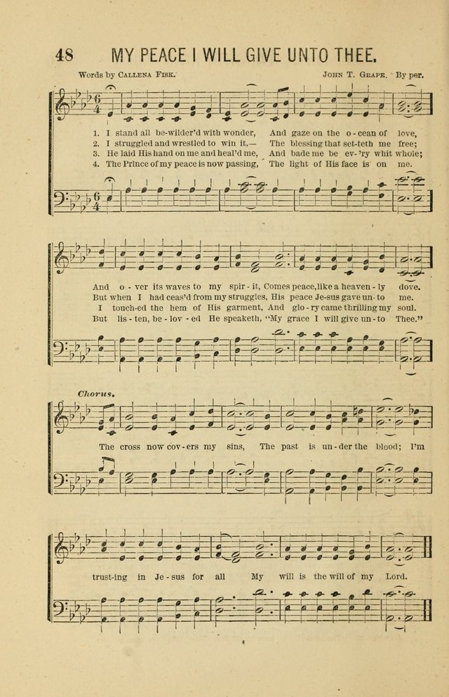 The Heavenly Choir: a collection of hymns and tunes for all occasions of worship, congregational, church, prayer, praise, choir, Sunday school, and social meeings page 48