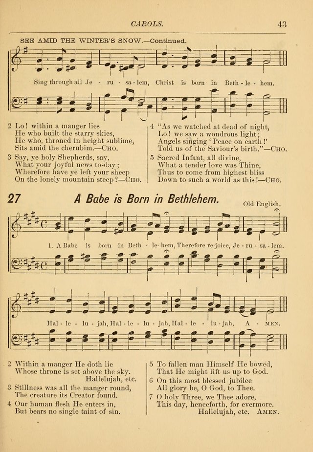 Hymns and Carols for Church and Sunday-school page 50