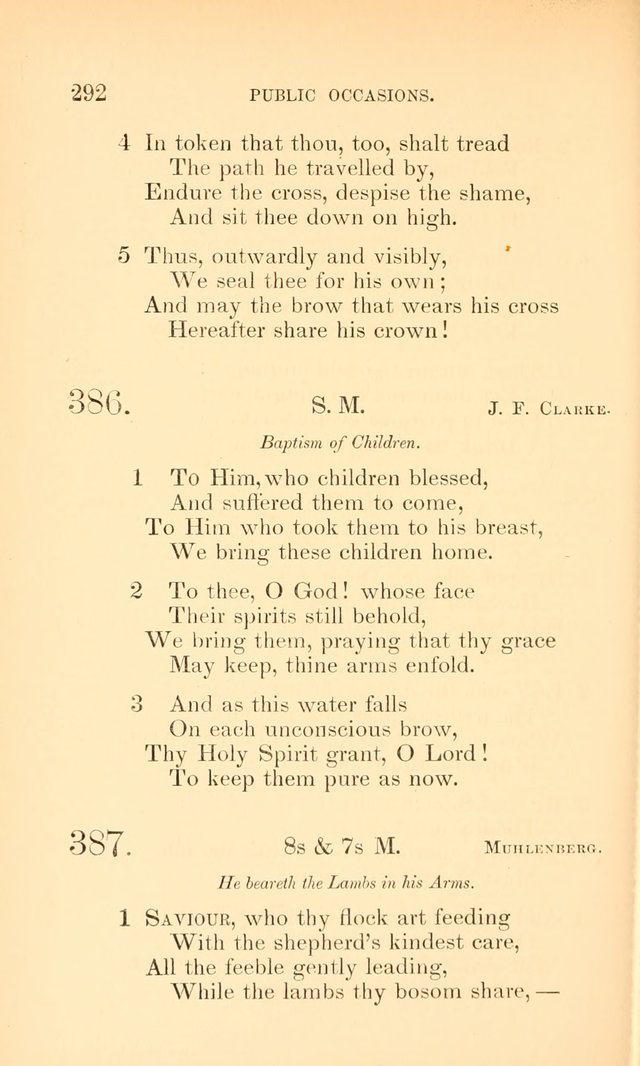 Hymns for the Christian Church, for the Use of the First Church of Christ in Boston page 317