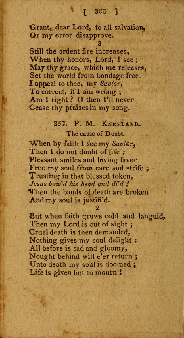 Hymns: composed by different authors, by order of the General Convention of Universalists of the New-England States and Others. Adapted to public and private devotion page 300
