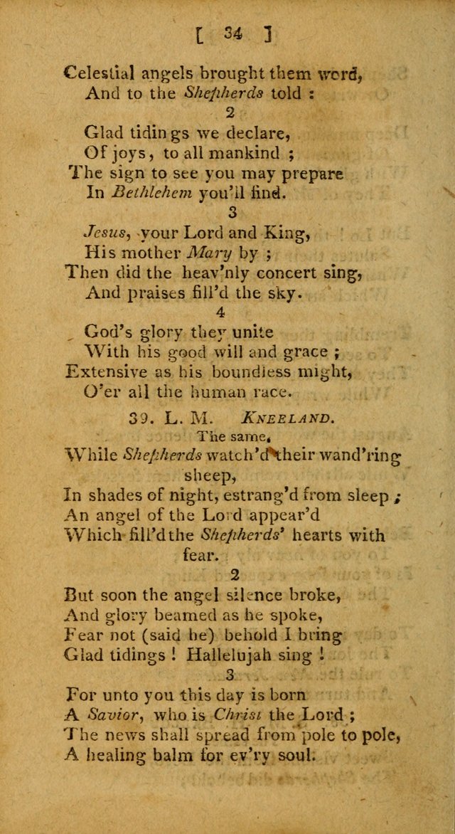 Hymns, Composed by Different Authors, at the Request of the General        Convention of Universalists. 2nd ed. page 34