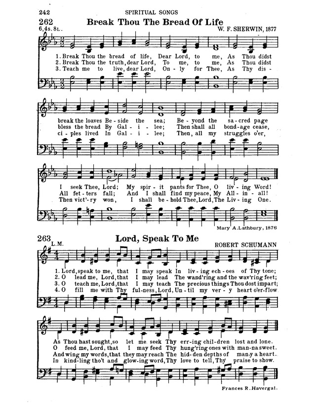 Hymnal for Church and Home page 263