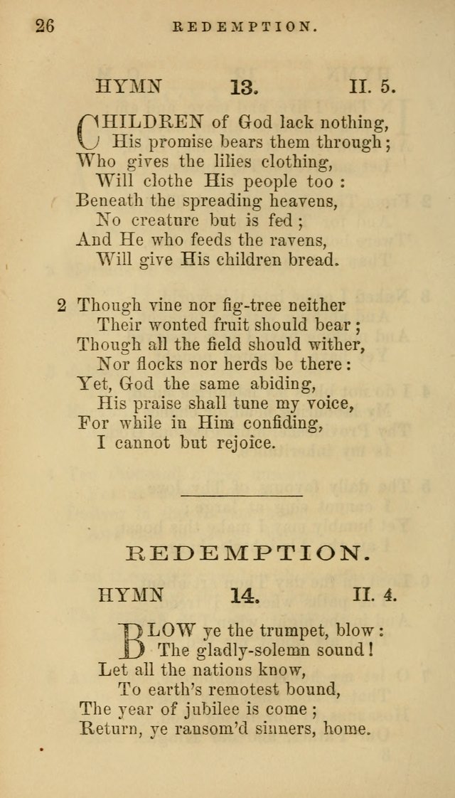 Hymns for Church and Home page 26