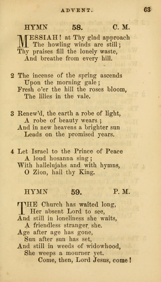 Hymns for Church and Home page 63