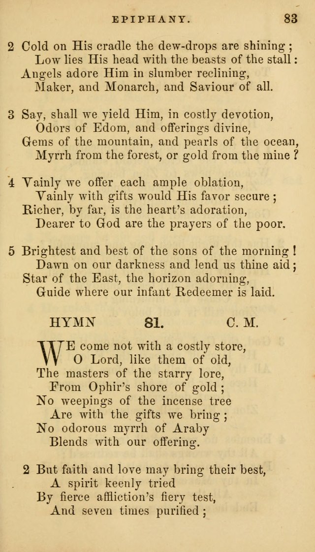 Hymns for Church and Home page 83