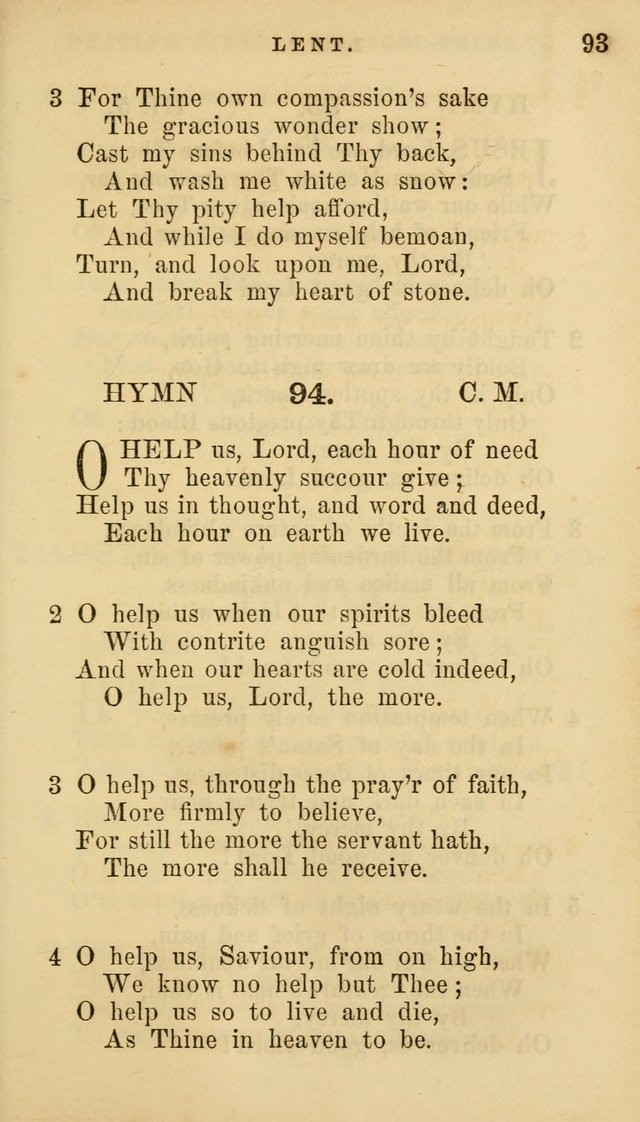 Hymns for Church and Home page 93