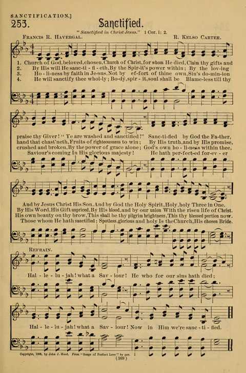 Hymns of the Christian Life: for the sanctuary, Sunday schools, prayer meetings, mission work and revival services page 169
