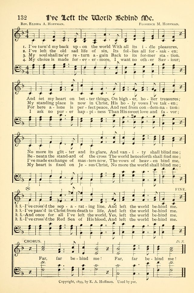 Hymns of the Christian Life. No. 3: for church worship, conventions, evangelistic services, prayer meetings, missionary meetings, revival services, rescue mission work and Sunday schools page 133