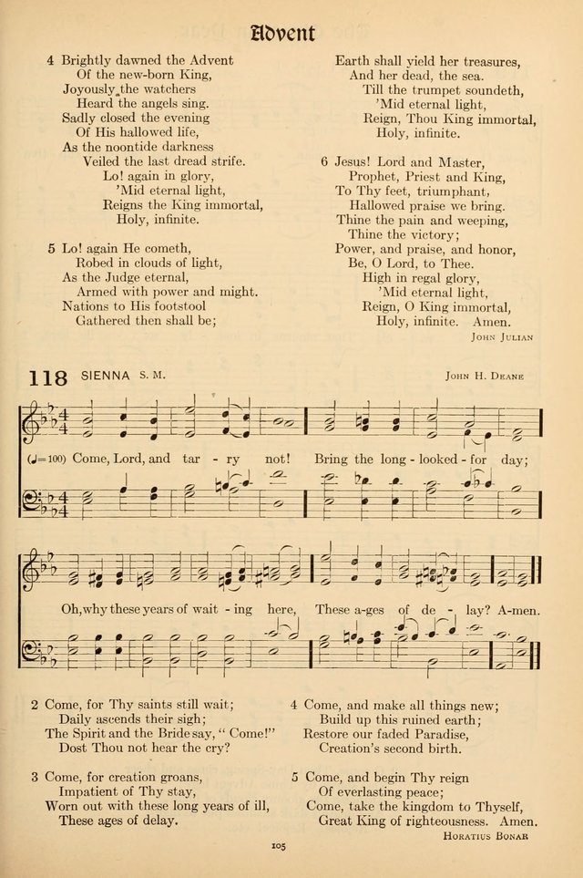 Hymns of the Church: new and old page 107