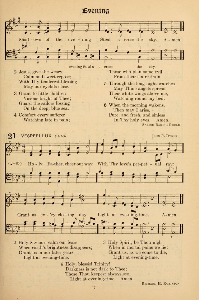 Hymns of the Church: new and old page 17